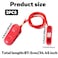 Gosknor 2pcs Treadmill Magnet Safety Key 17x05 Inch Universal Magnetic Safety Switch Replacement Treadmill Emergency Stop Magnet for Most Running Machines Flat Oval