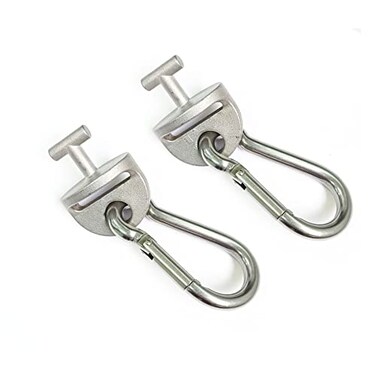 JILINWEI 1Pair Tonal T Lock Adapter with Snap Hooks Stainless Steel Accessories for Tonal Gym Machine