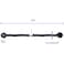 Luwint 27 Inch Tricep Rope Cable Attachment for Gym Heavy Duty Nylon Braided Pull Down Rope with Solid Rubber Handles Compatible with Cable Machine Home Gym Fitness Equipment