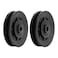 Luwint 35 inch Cable Machine Pulley Wheel 2 Pack Gym Equipment Replacement Pulley with Steel Bearing for LAT Pulldown Home Gym 90mm 38 Bore