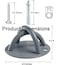 NCCWAN Wall Mount Bracket for Suspension Straps Ceiling Anchor X Mount for Olympic Rings Body Weight Strength Training Systems Yoga Swings Hammocks Boxing Equipment
