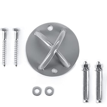 NCCWAN Wall Mount Bracket for Suspension Straps Ceiling Anchor X Mount for Olympic Rings Body Weight Strength Training Systems Yoga Swings Hammocks Boxing Equipment