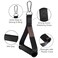 PANTIK Heavy Duty Exercise Handles Gym Cable Machine Attachments Durable D Rings Handles Resistance Bands Handles Stirrup Handle Fitness Grip Nylon Strap Solid ABS Cores with Carabiners Set of 2