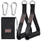 PANTIK Heavy Duty Exercise Handles Gym Cable Machine Attachments Durable D Rings Handles Resistance Bands Handles Stirrup Handle Fitness Grip Nylon Strap Solid ABS Cores with Carabiners Set of 2