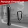 powerfeng Loading Pin for Weight Plates Weight Loading Pin with Carabiner Fit 2 inch Olympic Weight Plate for Cable Pulley LAT Pulldown 2in Weight Loading Pin