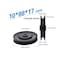 SquEqu 2 Pack Cable Pulley System Bearing Replacement Nylon Universal 90mm Wheel Roller for Fitness LAT and Lift Pull Down Cable Machine Attachments Exercise Gym Equipment Strength Training Parts