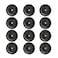 Topfinder 90mm Universal Bearing Pulley Wheel for Cable Machine Gym Equipment Part Garage Door 12 PCS