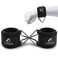Trend Changer Wrist Cuffs Support Cable Attachments for Gym Machine Workout with Adjustable Wrist Straps Sturdy Buckle Neoprene Padding for Strength Training Lateral Raises Black Medium
