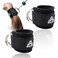 WRIST FIGHT Wrist Cuffs with Dual DRings Secure Comfortable Support for Cable Machine Workouts Lateral Raises Arm Strength Training and Triceps Exercises
