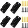 Xuoxeji 4 Pcs Resistance Bands Door Anchor Battle Rope Anchor Ceiling Hooks Heavy Duty Wall Mount Bracket for Strength Training Yoga Home Gym