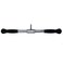 yuhqc Lat Cable Machine Attachment Curl Pulldown Barbell Revolving Bar MultiExerciser Cable Attachment Solid Steel Tricep Press Down Bar with Rubber Handgrips Revolving Hanger20 Inch