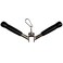 yuhqc VShaped Press Down Bar Lat Cable Machine Attachments Tricep Rope Gym Attachment Cable Machine Accessories for Home Gym
