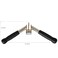 yuhqc VShaped Press Down Bar Lat Cable Machine Attachments Tricep Rope Gym Attachment Cable Machine Accessories for Home Gym