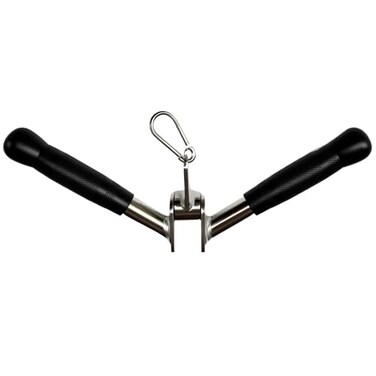 yuhqc VShaped Press Down Bar Lat Cable Machine Attachments Tricep Rope Gym Attachment Cable Machine Accessories for Home Gym