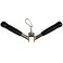 yuhqc VShaped Press Down Bar Lat Cable Machine Attachments Tricep Rope Gym Attachment Cable Machine Accessories for Home Gym