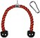 Yes4All Deluxe 27 Red Tricep Rope with Carabiner Exercise Machine Attachments Pulley System Pull Down Rope LAT Cable Attachment for Row Machine Cable Machine