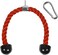 Yes4All Deluxe 27 Red Tricep Rope with Carabiner Exercise Machine Attachments Pulley System Pull Down Rope LAT Cable Attachment for Row Machine Cable Machine