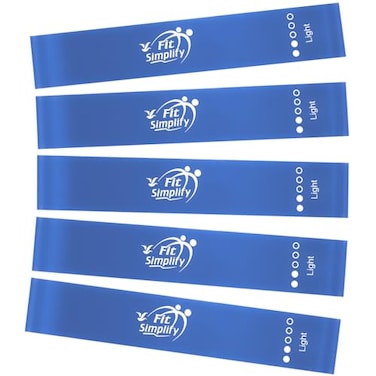 Fit Simplify Exercise Resistance Loop Bands Set of 5
