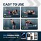 Iron Core 10Pack Set Medium Resistance Loop Bands Latex Mini Bands for Workout Glutes Legs and Physical Therapy Durable Exercise Bands in Bulk for Women and Men Ideal for Gyms Studios and Trainers