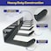 Anchor Gym Resistance Band Storage Rack Gym Rack Organizer for Ropes Straps Small Dumbbells L17 Inches Screws Included