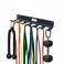 Anchor Gym Resistance Band Storage Rack Gym Rack Organizer for Ropes Straps Small Dumbbells L17 Inches Screws Included