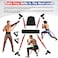 YORWHIN Boxing Resistance Bands Set for Boxing MMA Martial Arts Training Equipment 150lbs Exercise Bands with Cuffs Belt Workout Band for Resistance Training Enhance Explosive PowerSpeedAgility