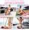 QINWEIKOO Exercise Resistance Bands with Handles Home Strength Training Physical Therapy Workout Bands Includes Door Anchor and Storage BagPinkPurpleGray