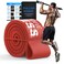 Iron Core Heavy Duty Thick Resistance Band 70225 lb Pull Up Training Band for Pull Ups Crossfit Powerlifting Deadlifts Long Loop Assistance Bands for Home Gym Stretching Mobility Workouts Orange