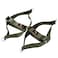 MOOCY 2 Pack Foot Strap for Cable Machine Fitness Attachment Ankle Straps Glute Kickback Leg Exercise for Cable Machines Shoe Cover Pull Belt4 Ring