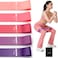 Renoj Resistance Bands for Working Out 5Pack Elastic Exercise Bands for Strength Training Stretching Workout Home Gym Equipment for Women Men Pilates Yoga Physical Therapy Leg Glute Arm Exercise Kit