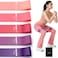Renoj Resistance Bands for Working Out 5Pack Elastic Exercise Bands for Strength Training Stretching Workout Home Gym Equipment for Women Men Pilates Yoga Physical Therapy Leg Glute Arm Exercise Kit