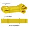 WSAKOUE Resistance Bands Pull Up Bands Pull Up Assist Band Exercise Bands for Men Women Working Out Body Stretching Physical Therapy Muscle Training Yellow