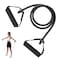 hoeslaw Resistance Bands with Handles Easy Hold Working Out Exercise Bands Comfortable Workout Accessory for Men Women Strength Training Muscle Shaping Physical Therapy Home 30LB