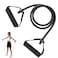 hoeslaw Resistance Bands with Handles Easy Hold Working Out Exercise Bands Comfortable Workout Accessory for Men Women Strength Training Muscle Shaping Physical Therapy Home 30LB