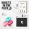 RitFit Pull Up Assist Band Premium Resistance Band for Pull Up Assistance Resistance Training Body Stretching Powerlifting Mobility Training 11 Three Levels of Resistance Combo Pack