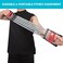 uxcell Chest Arm Expander Adjustable Exercise Springs Resistance Bands for Men Home Fitness Equipment with 5 Metal Spring for Home Gym Muscle Training Exerciser 1 PCS Red Black