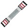 uxcell Chest Arm Expander Adjustable Exercise Springs Resistance Bands for Men Home Fitness Equipment with 5 Metal Spring for Home Gym Muscle Training Exerciser 1 PCS Red Black