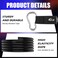 VEICK Single Resistance Bands for Physical Therapy Resistance Training Gym and Home Workout Gear One Single Exercise Bands Tube40 lbs