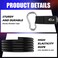VEICK Single Resistance Bands for Physical Therapy Resistance Training Gym and Home Workout Gear One Single Exercise Bands Tube40 lbs
