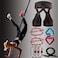 DASKING Natural Latex Resistance Bands Set 3Level for Suspension Trainer for Home Gym Yoga Recovery Adjustable Harness Exercise Guide