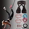DASKING Natural Latex Resistance Bands Set 3Level for Suspension Trainer for Home Gym Yoga Recovery Adjustable Harness Exercise Guide