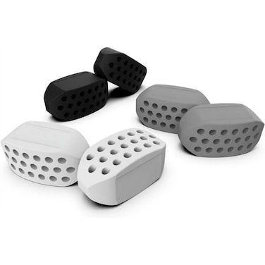 Juroicessry 6Pcs Jaw Exerciser For Men Resistance Levels BPA Free Silicone Jaw Exerciser Gum Tablets for Women Jawline Exerciser Shaper For Beginner Intermediate and Advanced UsersStrength Training Eq