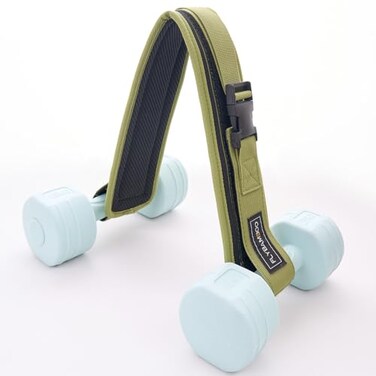 FLYBAMBOO Hip Thrust Belt for DumbbellsBooty Belt for Hip Thrust SlipResistant Padding Green