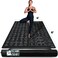 GRAND BASICS ExtraLarge 6 x 4 Instructional Yoga Mat with Poses Printed On It 2X Wider Thicker than Regular Workout Mats 150 Illustrated Yoga Poses and Stretches Wide NonSlip Barefoot Exercise Mat