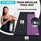 GRAND BASICS ExtraLarge 6 x 4 Instructional Yoga Mat with Poses Printed On It 2X Wider Thicker than Regular Workout Mats 150 Illustrated Yoga Poses and Stretches Wide NonSlip Barefoot Exercise Mat