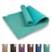 Myga Jute Yoga MatHigh Performance Vegan Floor Exercise MatEco Friendly Biodegradable Yoga Mat with PVC Backing72 x 24 02Thickness Aqua