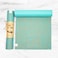 Myga Jute Yoga MatHigh Performance Vegan Floor Exercise MatEco Friendly Biodegradable Yoga Mat with PVC Backing72 x 24 02Thickness Aqua