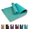 Myga Jute Yoga MatHigh Performance Vegan Floor Exercise MatEco Friendly Biodegradable Yoga Mat with PVC Backing72 x 24 02Thickness Aqua