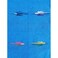 Open Road Goods Yoga Blanket Thick Mexican Thunderbird Blanket Handmade and Made for Yoga Aqua Blue