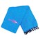 Open Road Goods Yoga Blanket Thick Mexican Thunderbird Blanket Handmade and Made for Yoga Aqua Blue